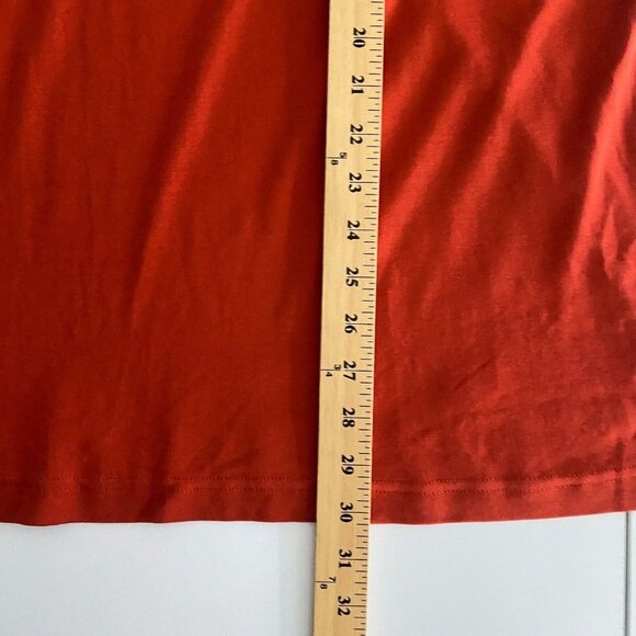 Duluth Trading Womens Longtail T Long Sleeve V Neck T Shirt Size 2XL Red - Picture 9 of 10